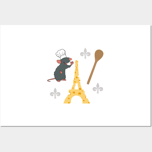 Ratatouille Pattern Wall Art by Mint-Rose